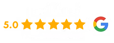 5.0 out of 5 stars on Google